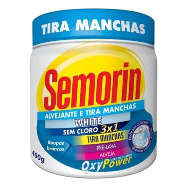 Imagem de Semorin Tira Manchas Pó Roupas Coloridas Oxy White 1un 400g