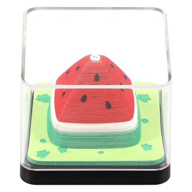 Imagem de KHZSPP Calendário, calendário de mesa 3D 2025, bloco de notas de calendário de arte 3D, novo calendário criativo, bloco de notas de papel 3D com luzes de LED, esculpir em papel de calendário artístico