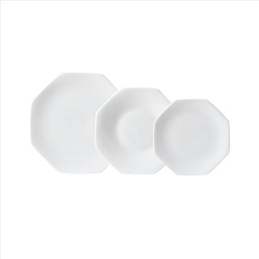 Imagem de Serviço de Baixela 18 Peças em Porcelana, Modelo Orion, Octogonal, Porcelana Schmidt