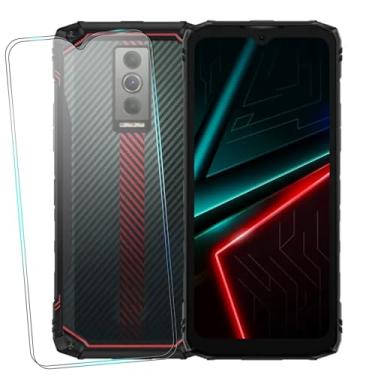 Imagem de MAOUICI Película protetora de tela de vidro temperado para Doogee Blade 10 Energy (16.7 cm), rigidez 9H HD transparente antiimpressão digital [2 unidades]