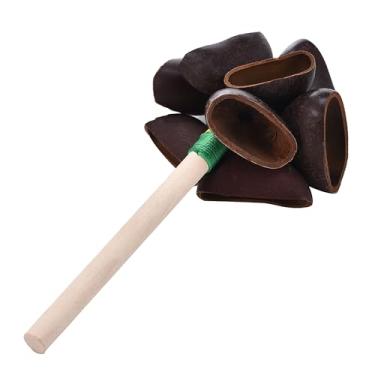 Imagem de HILAZA Agitador de concha de sementes, instrumento de percussão de cura sonora — chocalho de casca de noz natural para meditação, ASMR, terapia de som, ioga