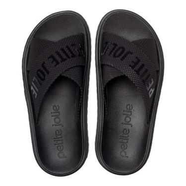 Imagem de Chinelo Slide Feminino Petite Jolie Smash Preto, Preto, 36