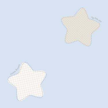 Imagem de Papel De Parede Lullaby Estrela Polaris Azul 2241 - Rolo: 10M X 0,53M