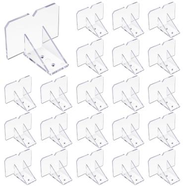 Imagem de Taiyin 25 protetores de neve grandes para telhados de metal, 10 x 6 x 6 cm, paradas de neve de telhado de metal de plástico para evitar deslizamento de gelo, sem parafusos ou adesivo