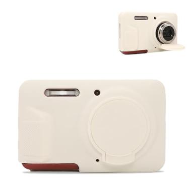 Imagem de Capa para câmera Kodak PIXPRO FZ55, capa protetora de silicone macio para Kodak PIXPRO FZ55, antiarranhões, ajuste fino, leve (branca)
