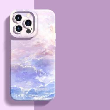 Imagem de MVVKKY Capa de celular com pintura colorida para Redmi 12 4G, macia e à prova de choque (para Redmi 12 4G/6)