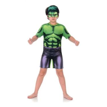 Imagem de Fantasia Infantil Avengers Hulk Pop