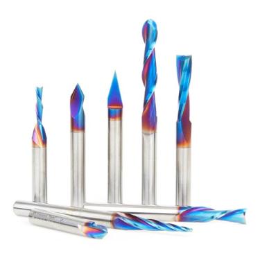 Imagem de Conjunto de alto-falantes Amana Tool AMS-221-K 8-Pc CNC General Purpose III, 1/4 polegada SHK