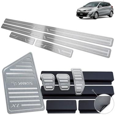 Imagem de Pedaleira Manual Soleira Descanso Prata Yaris XL 2019-2022