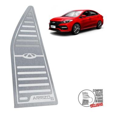 Imagem de Descanso De Pé Aço Inox Chery Arrizo 6 Prata