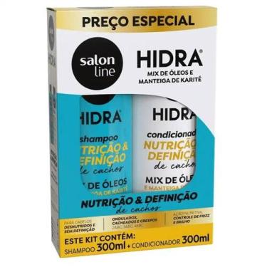 Imagem de Kit Shampoo E Condicionador Mix Óleos E Manteiga de Karité Salon Line