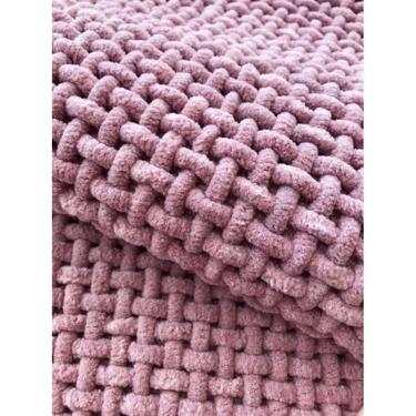 Imagem de Tapete Microfibra Trançado 60 Cm X 40 Cm - Rosé