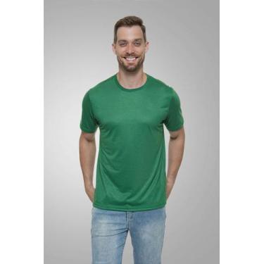 Imagem de Camiseta Verde Bandeira 100% Poliéster - Tamanho e Estilo Variados - n