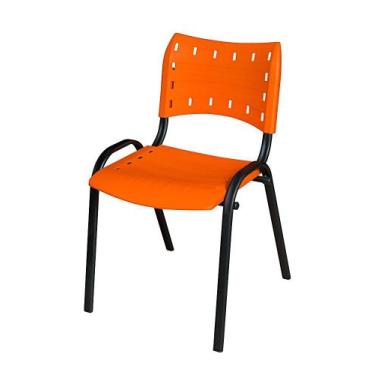 Imagem de Kit com 4 Cadeiras Iso Fixa Plástico Polipropileno Empilhável Igreja E