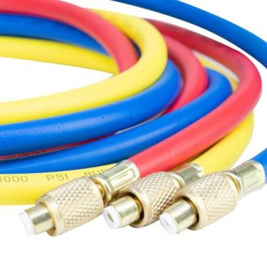 Imagem de Conjunto Mangueiras de Ar Condicionado para Manifold 250cm - Qualy Air
