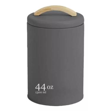 Imagem de Lata Porta Condimentos Hermético Mantimentos Sense 1,3L Ou