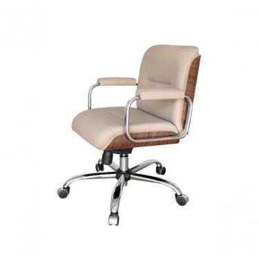 Imagem de Cadeira Eames Diretor Linha Capa Em Madeira Marrom