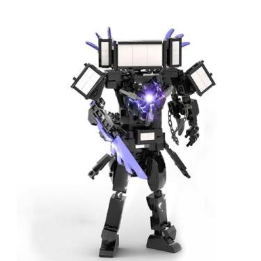 Imagem de Conjunto de blocos de construção Skibidi Funny Toilet Man Titan 510 un