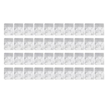 Imagem de Mangas para fichário de cartão comercial, protetores de página de cartão de plástico transparente dupla face para cartões de visita, 40 peças