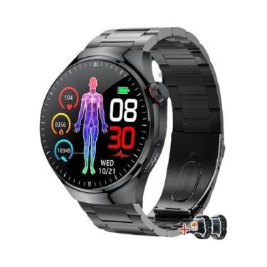 Imagem de Relógio Inteligente De Monitoramento De Saúde Masculina ECG PPG Frequê