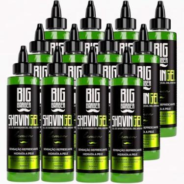 Imagem de Kit 12x Shaving Gel De Barbear Lemon 300ml Big Barber