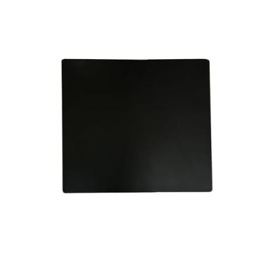 Imagem de QLLY Tampo de mesa quadrado de madeira maciça de 80 cm, mesa de substituição de placa sólida, mesa de madeira de uma peça, bancada universal para mesa e estação de trabalho (80 cm, preto)