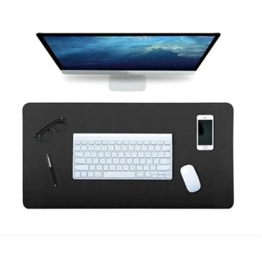 Imagem de Mouse Pad Gamer Speed 70x35cm Preto com Borda Costurada | Superfície Suave, Base Antiderrapante e Design Ergonômico | Ideal para Jogos e Escritório