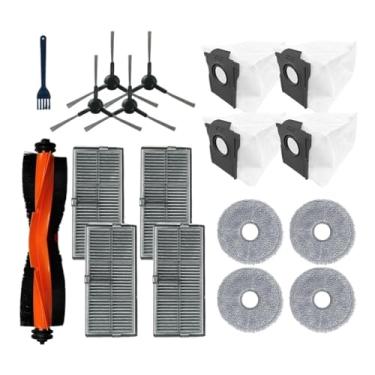 Imagem de Mop Cloth Dust Bags Parts Compatible With Dreame L10s Pro Ultra Heat / X30 Ultra / X30 Pro Vacuum Cleaner Hepa Filter Roller Side Brush(Set21)