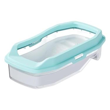 Imagem de ShengQuanHao Tanque de Tartarugas, Habitat de Tartarugas, à Prova de Fugas com Plataforma E área de Natação, Tanque de Répteis, Aquário de Tartarugas para, Verde