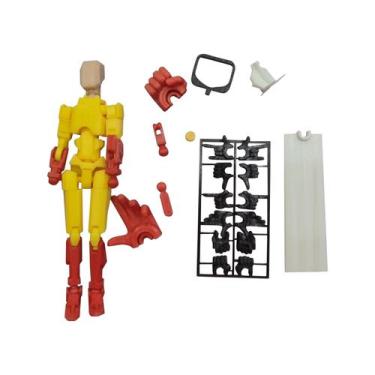 Imagem de Concluída a montagem do boneco de ação T13 Hero Titan Dummy Lucky - Ma