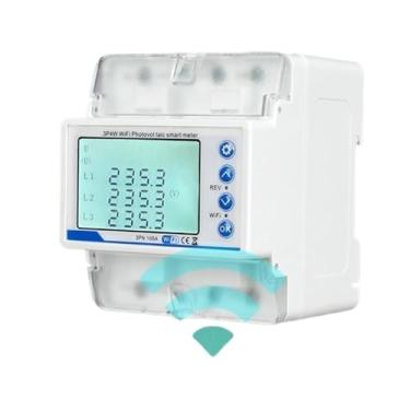 Imagem de WiFi 3P4W Smart Circuit Breaker Photovoltaic Meter Overload Overvoltage Undervoltage Current Limiting Reclosing Protector
