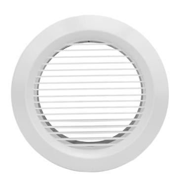 Imagem de Garosa Tampa de Ventilação Redonda de Plástico ABS 200mm Grelha de Ventilação Reta Com Tela de Malha de Nylon Removível para Banheiro, Cozinha e Escritório