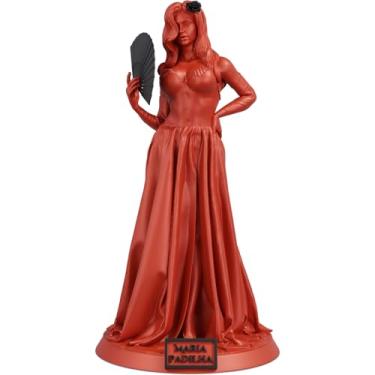 Imagem de Estátua Pombagira Maria Padilha Imagem Umbanda Candomblé (Cor Sanguis Obscurus)