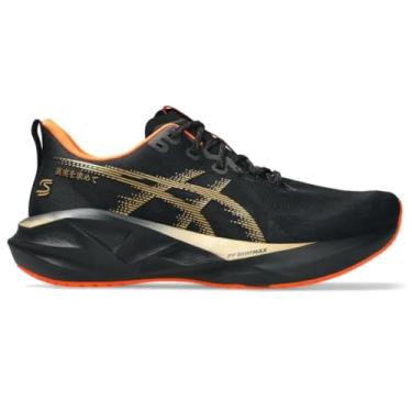 Imagem de Tênis Asics Novablast 5 Senna Samurai Masculino - Preto/laranja - 39