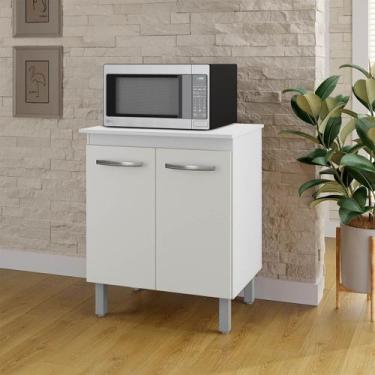 Imagem de Armário Multiuso Lis 2 Portas Cozinha MB1 - Doce Sonho Móveis, Branco 