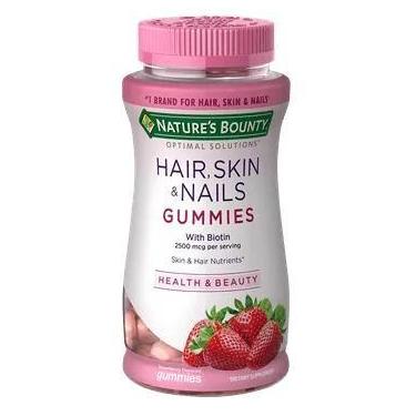 Imagem de Nature's Bounty - Hair Skin and Nails Gummies, Cabelo, Pele e Unha, 25