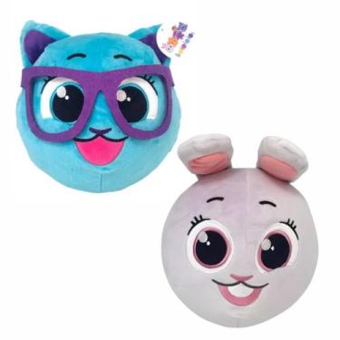 Imagem de Kit Pelúcia Bolofofos Com Música Shophie E Bunny 30cm - Fun