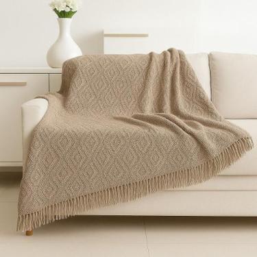 Imagem de Manta para Sofa 2 ou 3 Lugares Retrátil King 2,30x1,70m Algodão com Fr