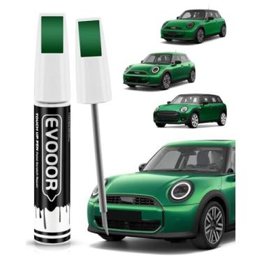 Imagem de Tinta de retoque British Racing Green lV Metallic(C3B) para Bmw Mini Tinta de retoque 2 em 1 para reparo de lascas e cortes com 2 microaplicadores descartáveis