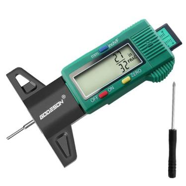 Imagem de Medidor de profundidade do piso do pneu GODESON Digital 0-25,4 mm com 