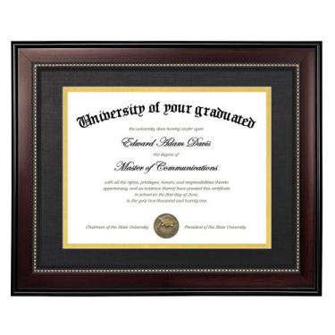 Imagem de Diploma Frame upsimple 11x14 com vidro de alta definição - upsimples