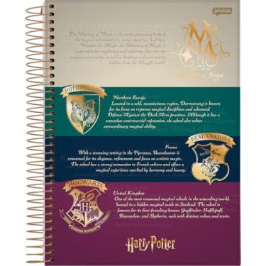 Imagem de Jandaia - Caderno Espiral College 175x242mm CD 10 Matérias 160 Fls Harry Potter 4 Cores FSC