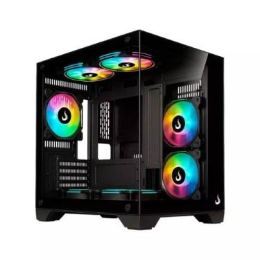 Imagem de Gabinete Gamer Rise Mode Galaxy Glass M Mini Vidro Temperado USB 3.0 S