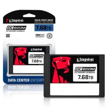 Imagem de SSD Sata 3 Kingston Dc600m 7680GB, Leitura até 560mb/s, 2.5", Data Center - Sedc600m/7680g