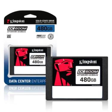 Imagem de SSD Kingston 480GB Dc600m, Para Data Center, 2.5p, SATA III 6GB/s - Sedc600m/480g