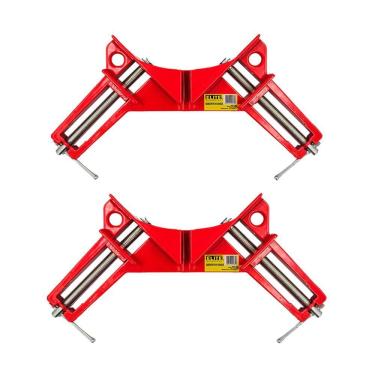 Imagem de Kit 2 Unid Grampo Sargento Angular 90 Graus Cantoneira Elite