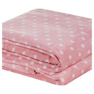 Imagem de Cobertor Solteiro Antialérgico Inverno Macio Quente Manta Petit Poá - 
