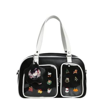 Imagem de ZAROXOXS Kawaii Ita Bag Mochila transversal A30, Preto