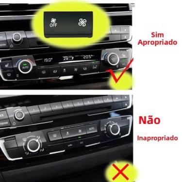 Imagem de Capa Do Botão Do Painel De Controle De Climatização Automática Para BM