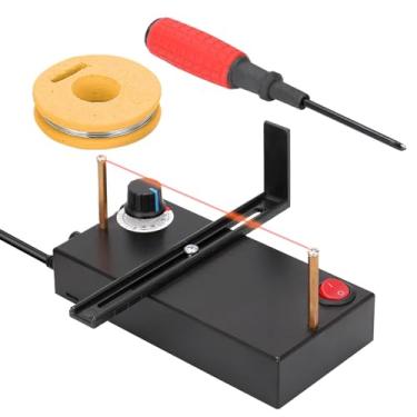 Imagem de Dispositivo elétrico de corte de fita, ferramenta de calor ajustável de 0 a 700 °C, 60 W para aparar fitas, faixas elásticas e materiais de artesanato